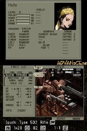 Front Mission (USA) screen shot game playing